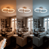 Comparativa de temperaturas de color: cálida, neutra y fría para diferentes escenas.
