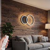 Aplique de pared LED de diseño minimalista para salas y dormitorios.