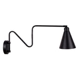 Estructura metálica orientable negra mate de diseño minimalista aislada para catálogo digital.