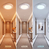 Comparativa de tres temperaturas lumínicas aplicadas en pasillos de arquitectura contemporánea.