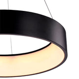 Detalle constructivo del chasis de aluminio negro mate con difusor opal para dispersión homogénea.