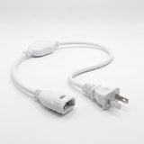Cable de alimentación con rectificador para sistemas de iluminación técnica lineal y eficiencia lumínica.