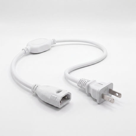 Cable de alimentación con rectificador para sistemas de iluminación técnica lineal y eficiencia lumínica.