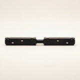 Conector magnético lineal negro mate para extender rieles magnéticos 48V en línea recta