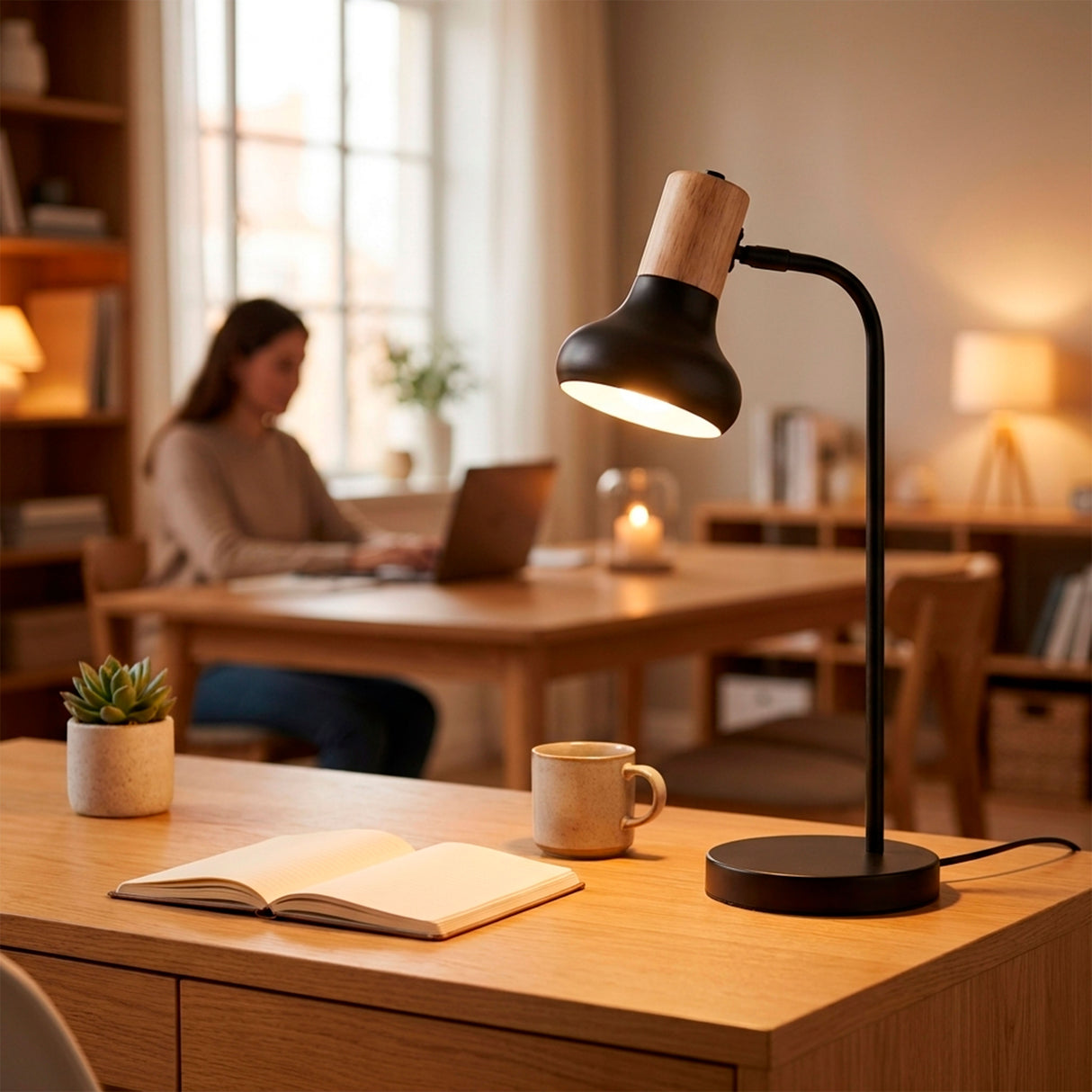 Punto de luz focal directo diseñado para espacios de estudio que requieren alta precisión y rendimiento.