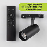 El spot magnético debe estar en opción SMART para usar el control remoto, spot no incluido