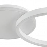 Detalle del acabado blanco mate y difusor de luz LED de alta calidad de i-Lumina.