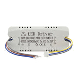 Driver LED inteligente con salida dual y cableado de seguridad para iluminación técnica.