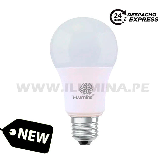 FOCO LED A60 12W E27 6000K LUZ BLANCA ILUMINA