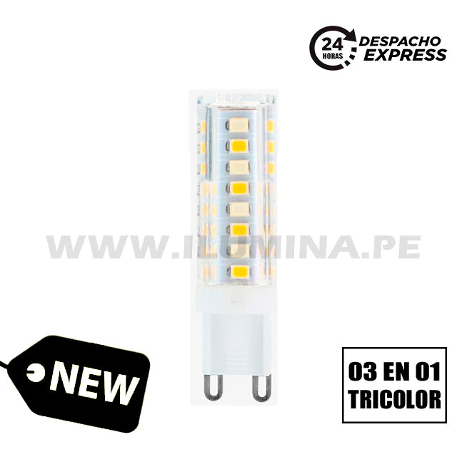 FOCO LED SMD 7W G9 ILUMINA TRICOLOR