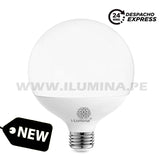 FOCO LED TIPO GLOBO G120 18W E27 6000K LUZ BLANCA ILUMINA