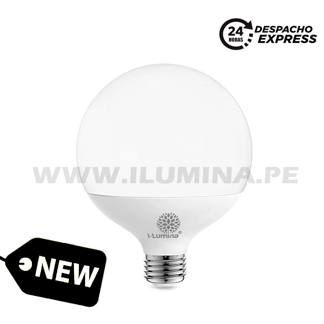 FOCO LED TIPO GLOBO G95 12W E27 3000K LUZ CÁLIDA ILUMINA