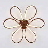 Estructura concéntrica de sobreponer en acabado café mate para iluminación técnica decorativa.