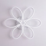 Estructura concéntrica de sobreponer en acabado blanco mate para iluminación técnica decorativa.