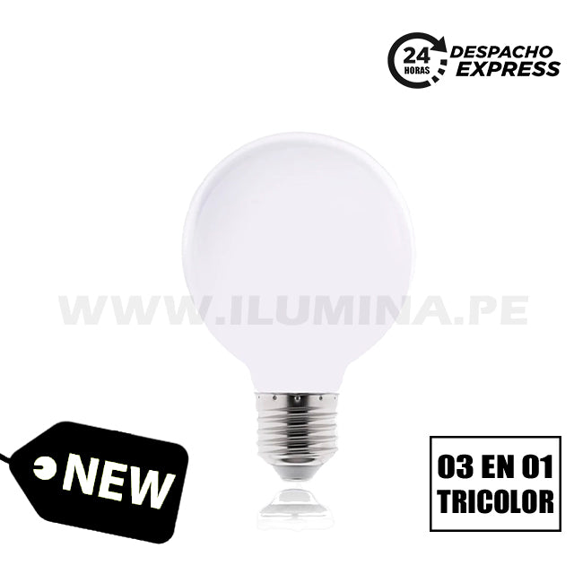 FOCO LED G80 PAVONADO 10W ILUMINA TRICOLOR