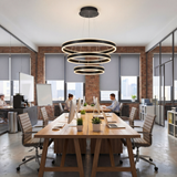 LÁMPARA COLGANTE LED SATURNO BLACK + CONTROL REMOTO