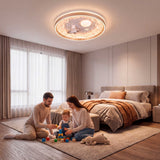 Distribución de luz ambiental tenue sobre dormitorio familiar en proyectos de interiorismo contemporáneo.