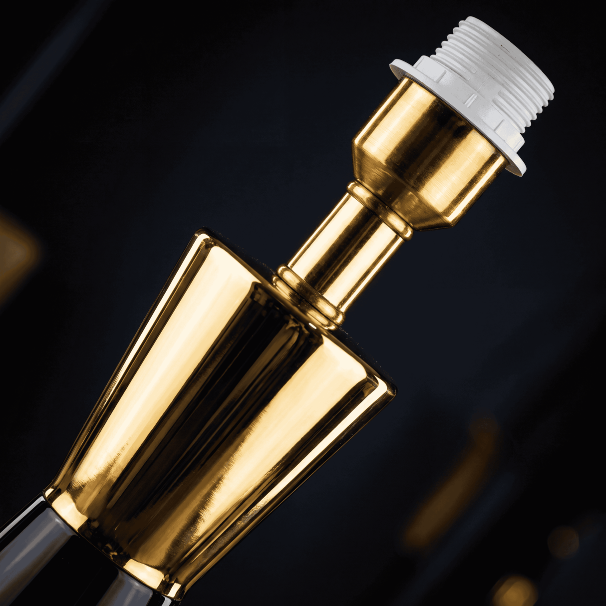 Socket E27 de la lámpara CLEO GOLD, compatible con focos LED, foco no incluido
