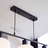 Base al techo con cables de suspensión regulables hasta 90 cm de altura
