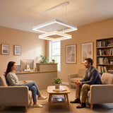 Iluminación profesional para consultorios con lámpara LED cuadrada blanca