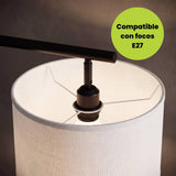 Instalación de foco LED en socket E27 de la lámpara MARA, foco no incluido