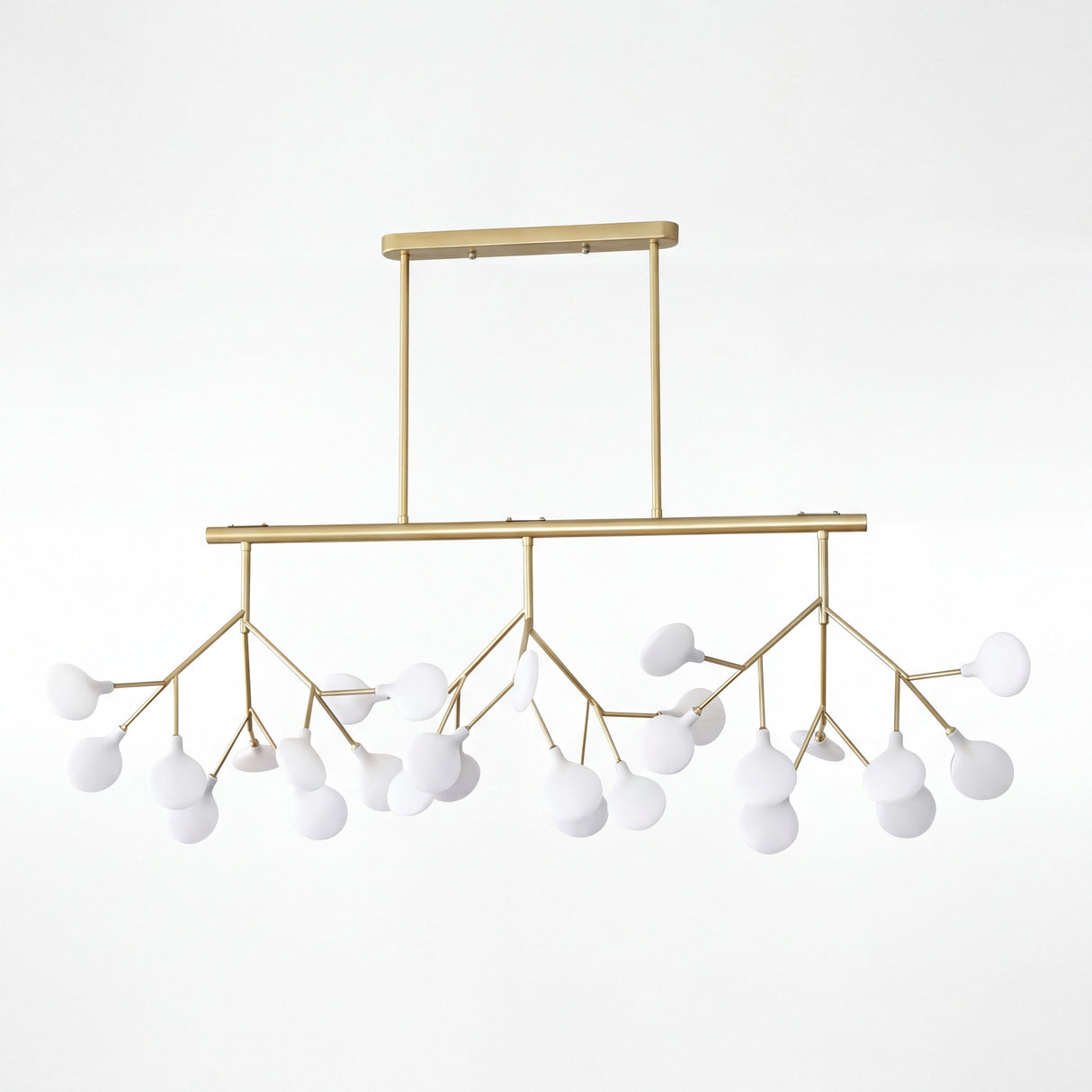 Modelo Heracleum de i-Lumina en acabado oro mate para proyectos de interiores.