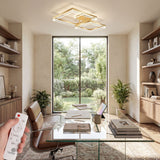Lámpara de techo LED minimalista para oficina en casa o despacho con luz regulable.