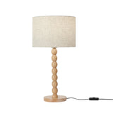 LÁMPARA DE MESA WOOD BUBBLES BOHO NATURAL - SIN FOCO