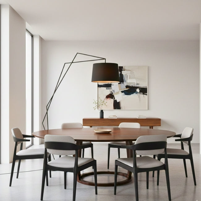 LÁMPARA DE PIE BLACK URBAN LOFT INDUSTRIAL MATTE - SIN FOCO