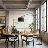 LÁMPARA DE PIE BLACK URBAN LOFT INDUSTRIAL MATTE - SIN FOCO