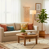 LÁMPARA DE PIE WOOD BUBBLES BOHO NATURAL - SIN FOCO