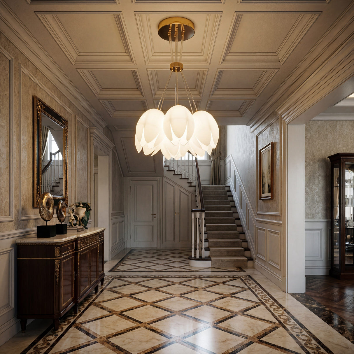 Lámpara de techo para hall de entrada con estilo clásico moderno