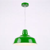 Foco colgante retro con acabado esmaltado brillante de alta durabilidad para proyectos residenciales.