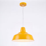 Campana decorativa de diseño minimalista con acabado brillante y cable regulable para proyectos de interiorismo.