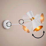 Ilustración del sistema articulado extensible para control de precisión sobre el haz de luz.