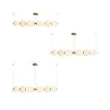 Grafico de opciones de altura regulable hasta 100cm para lampara lineal pebble line