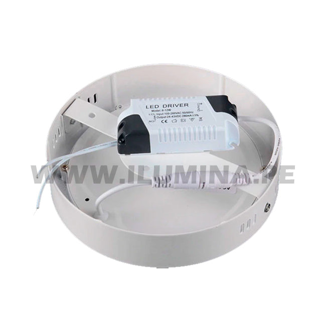 PANEL LED CIRCULAR 24W ADOSABLE BLANCA LUZ BLANCA 7000K