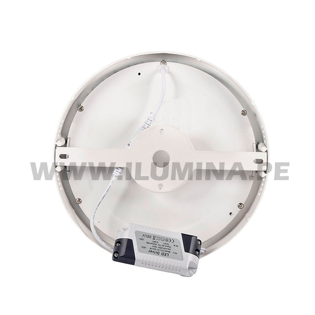 PANEL LED CIRCULAR 24W ADOSABLE BLANCA LUZ BLANCA 7000K