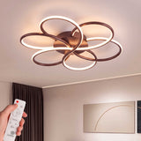 Plafón de techo con diseño orgánico en arcos entrelazados para iluminación técnica de interiores modernos.