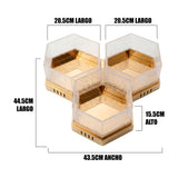 Infografía técnica con cotas de dimensión e instalación de luminaria de sobreponer en techo.