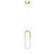 LÁMPARA COLGANTE SELENE GOLD LED