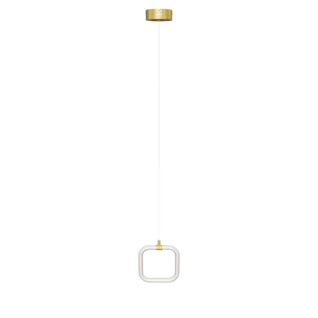 LÁMPARA COLGANTE PRAGA GOLD LED