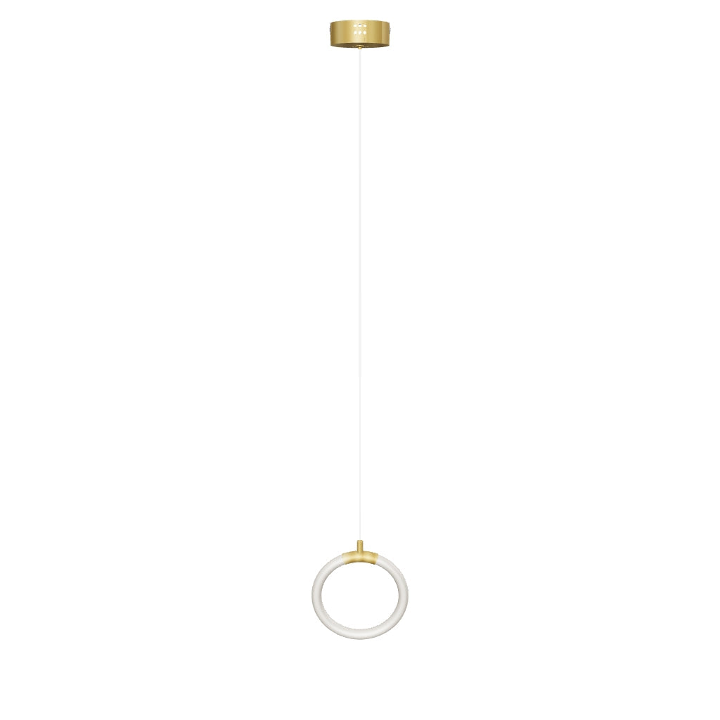 LÁMPARA COLGANTE LISBOA GOLD LED