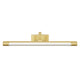 LÁMPARA DE ESPEJO DE PARED JOHANA OLD BRASS LED 12W TRICOLOR