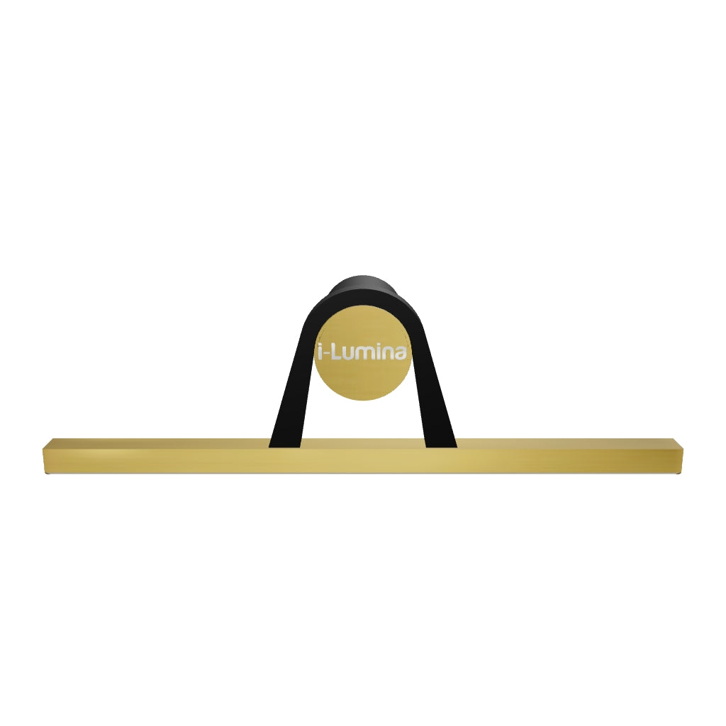 APLIQUE DE PARED LED PARA ESPEJO Y CUADROS 12W TRICOLOR JACQUELINE BLACK AND OLD BRASS