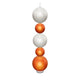 LÁMPARA DE PIE LED PERLA ORANGE AND WHITE