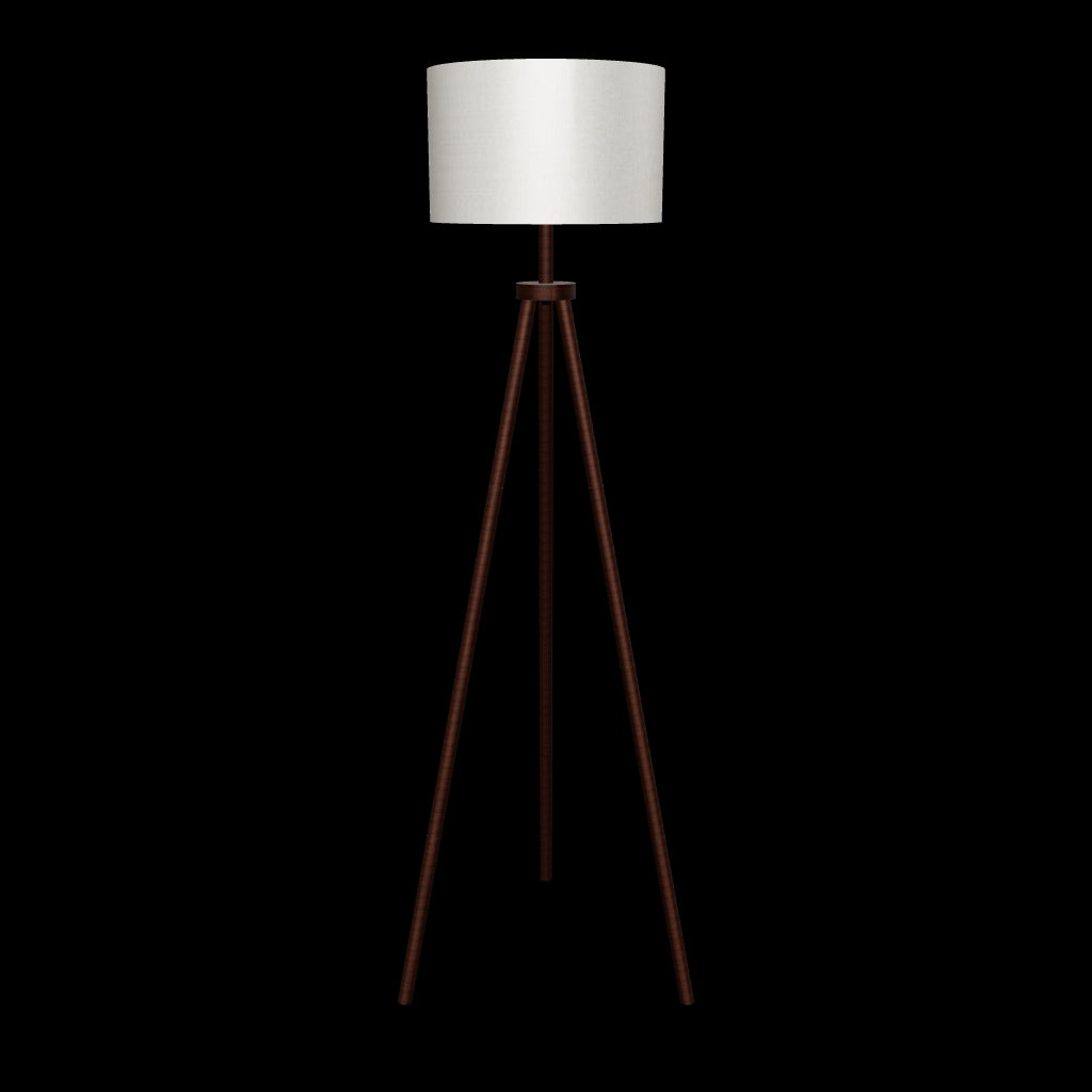 Estructura de soporte geométrico exenta con pantalla difusora para proyectos de diseño minimalista.