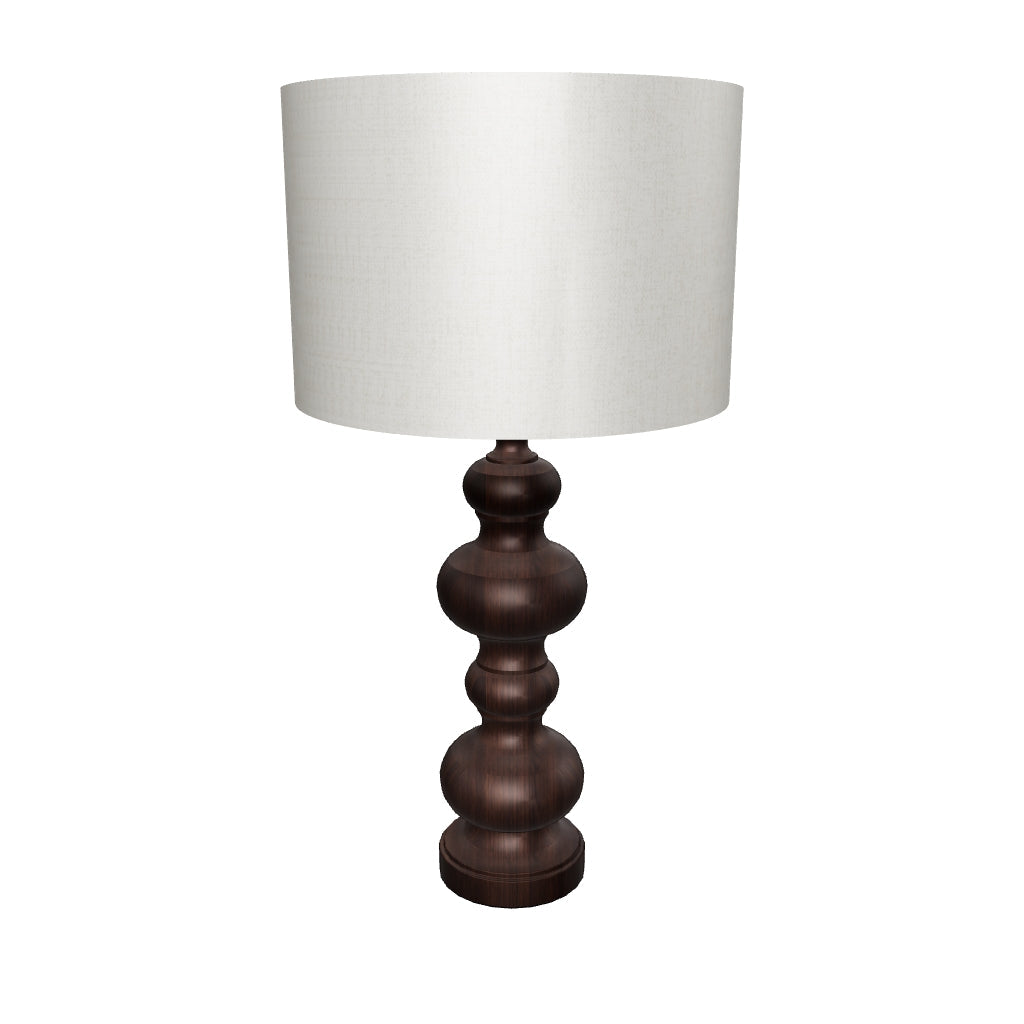 LÁMPARA DE MESA WOOD TOTEM NOGAL - SIN FOCO