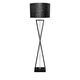 LÁMPARA DE PIE OHAIO CROSSLINE BLACK - SIN FOCO
