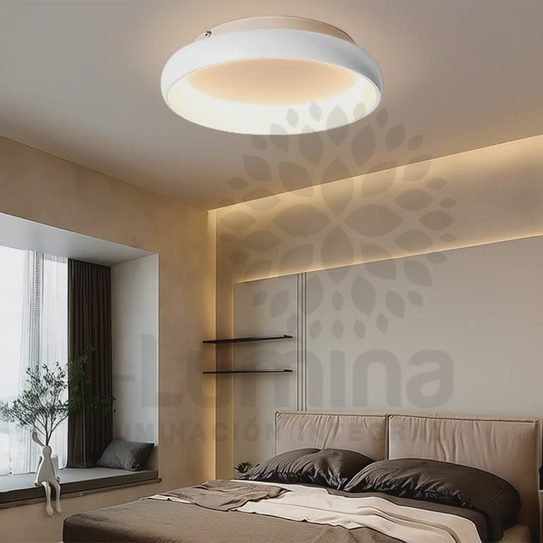 LÁMPARA DE TECHO VERENISE LED WHITE 45W + CONTROL REMOTO